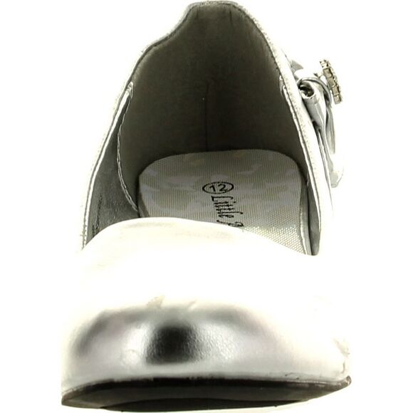 Little Angel Hailey-488E Silver Silver PU ToddlerG sandals 9 NEW - Picture 3 of 4